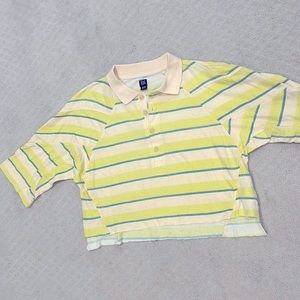 Cute Urban Outfitters BDG striped wide-sleeve shirt, size medium